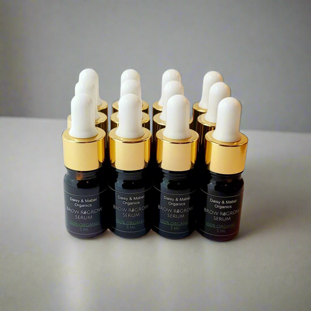 eye brow serum organic coffee castor oil thick browa
