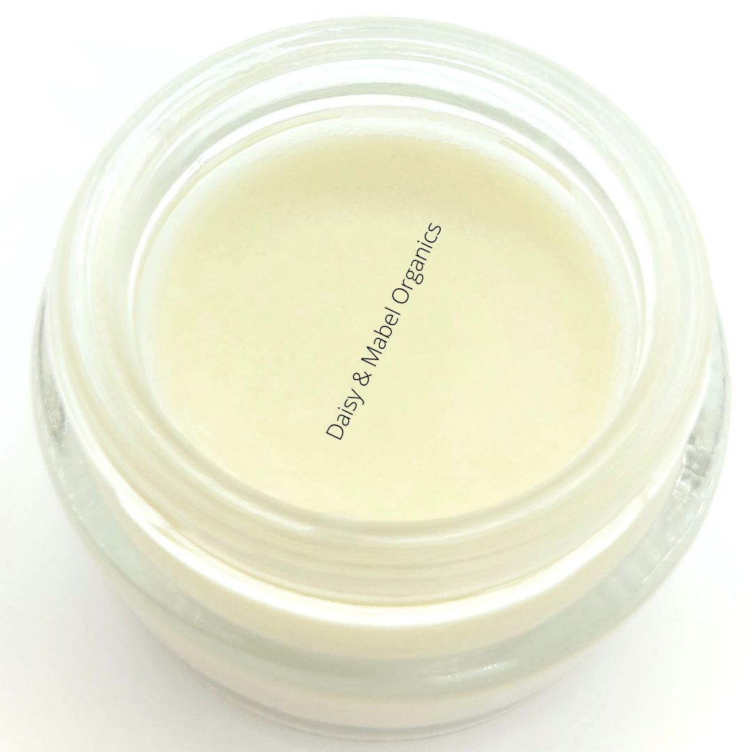 smooth whipped shea hair body and face butter for dry skin, 2 oz jar, daisy and mabel organics
