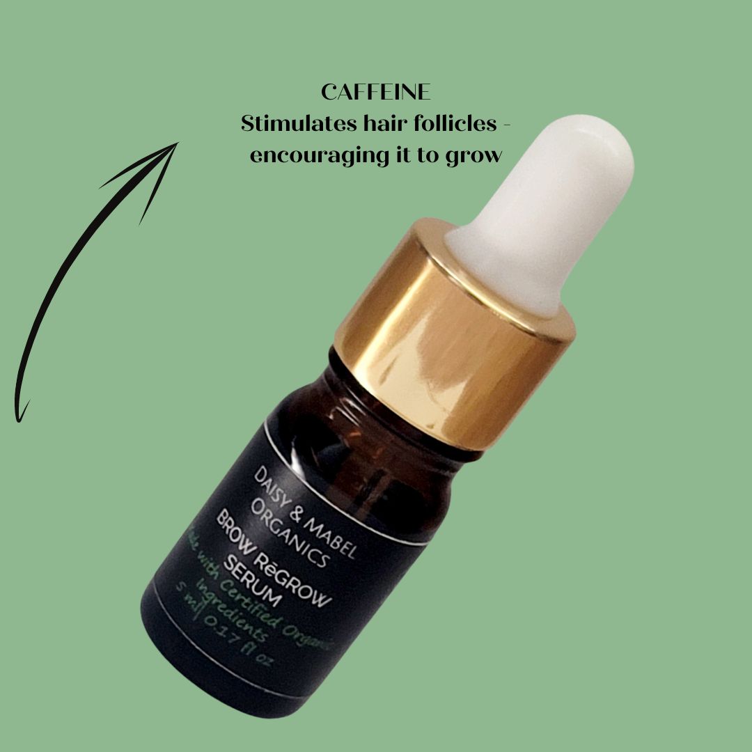 eyebrow growth serum oil for over tweezed plucked eyebrows natural daisy and mabel organics
