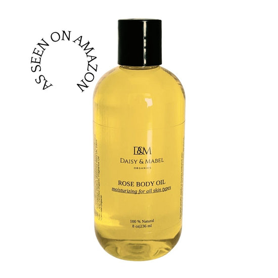 Load image into Gallery viewer, rose body oil for dry winter skin jojoba oil natural skin care ingredients
