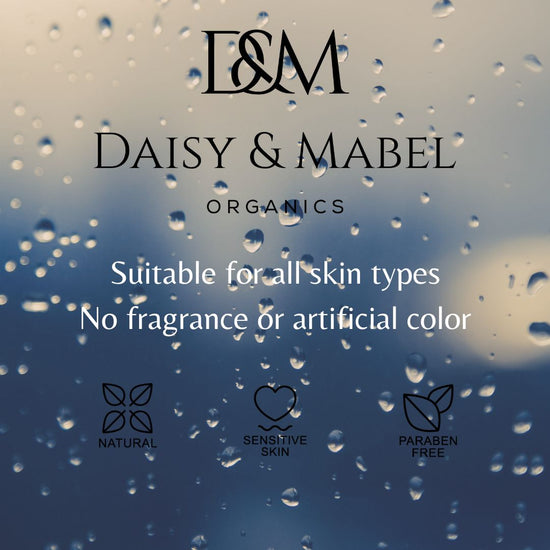 Load image into Gallery viewer, daisy and mabel organics suitable for all skin tyoes no fragrance or artificial color sensitive skin parben free daisy and mabel organics
