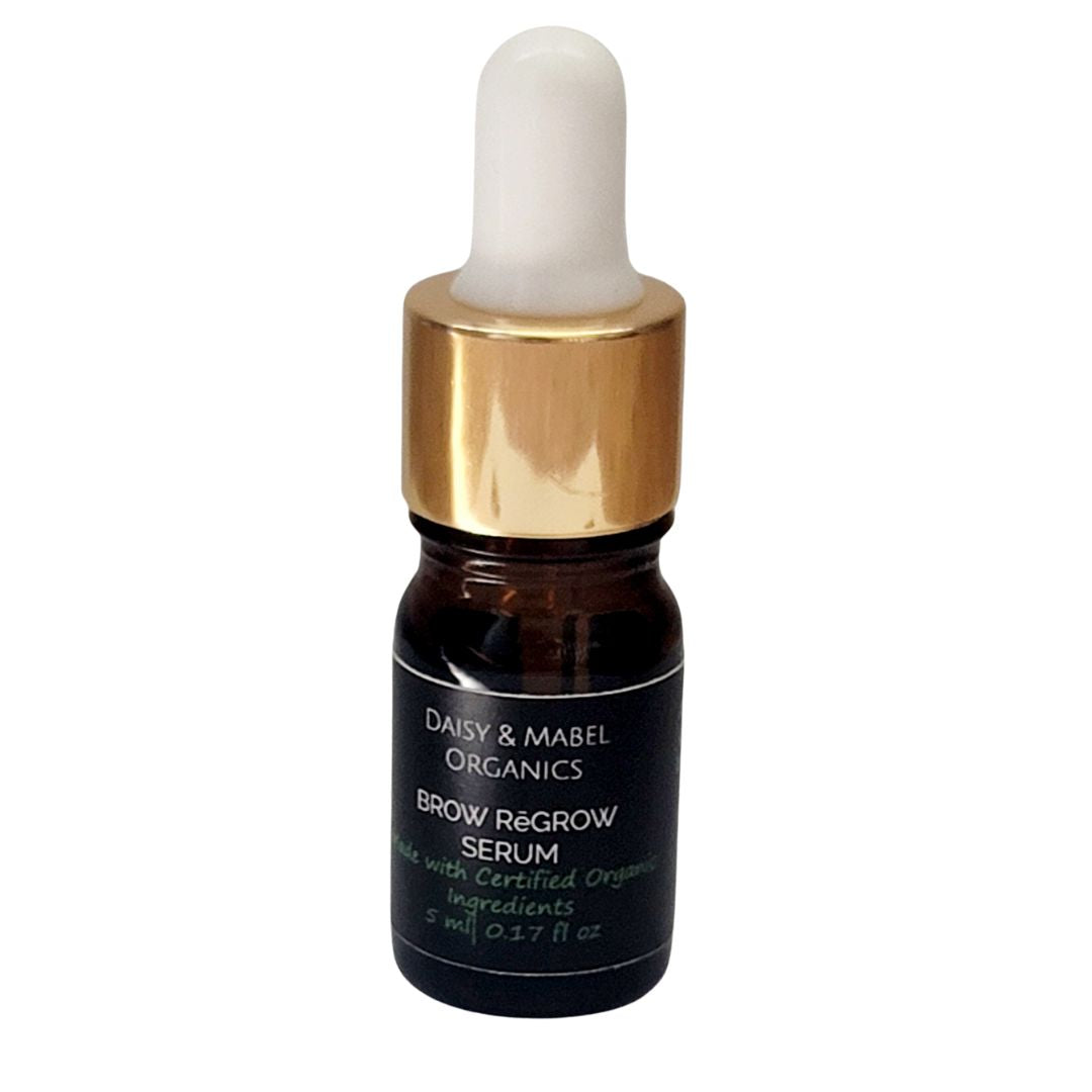 daisy brows  growth serum for thin over plucked brows certified organic ingredients daisy mabel organics