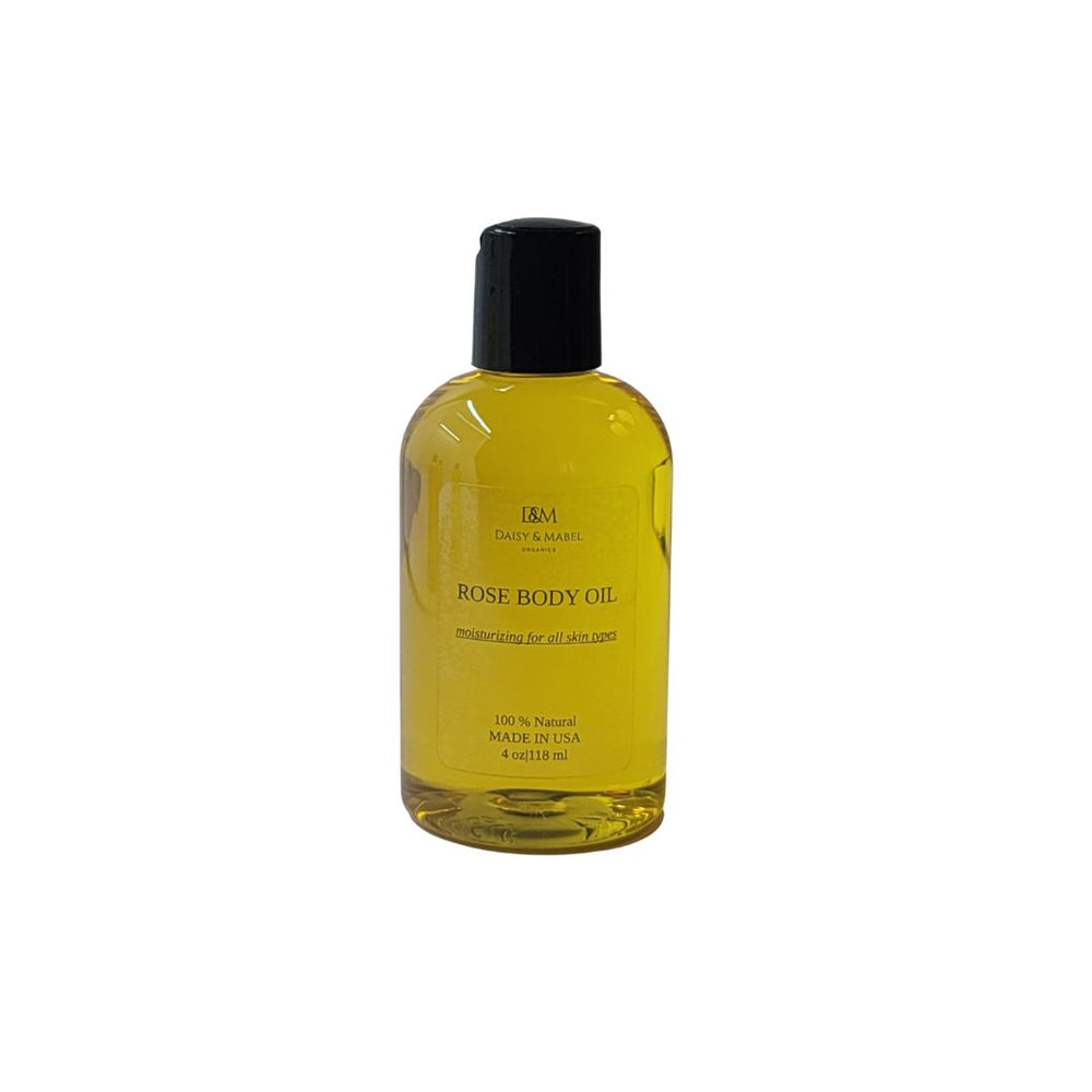 
                  
                    rose body oil natural moisturizer 4 oz bottle daisy  and mabel organics daisy and mabel organics
                  
                