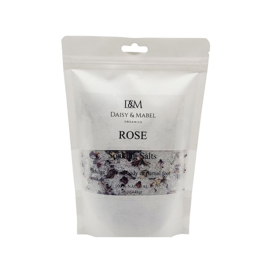 Load image into Gallery viewer, epsom salt for feet pain and sore muscle recovery. get rid of pms period cramps by soaking in epsom salt. best bath ritual spa bath organic skin care beauty products daisy mabel organics yoni herbal steam shower selfcare bath body scrub 16 oz amazon free shipping christmas xmas holiday gifts for women 
