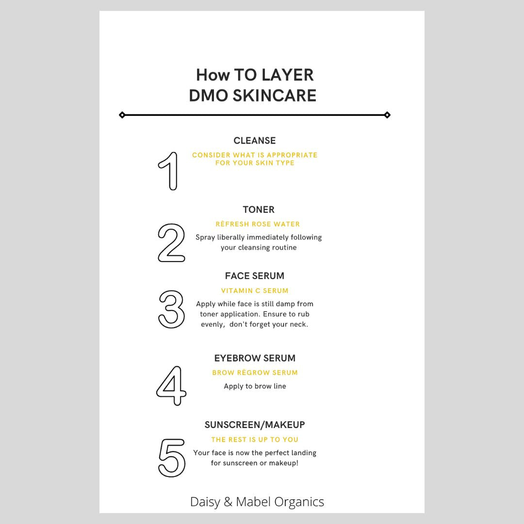daisy mabel skin care organic serum