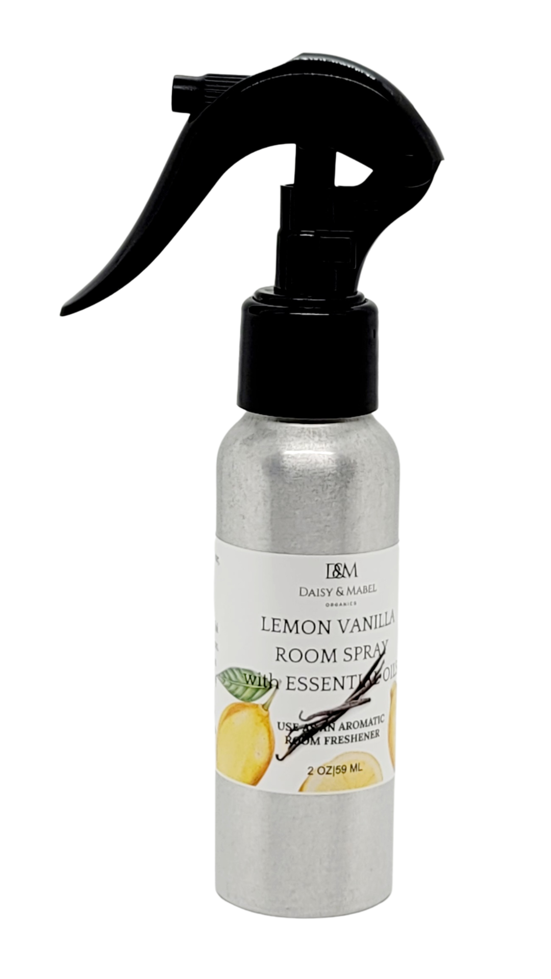 lemon vanilla spray 2 oz mist spray daisy and mabel organics