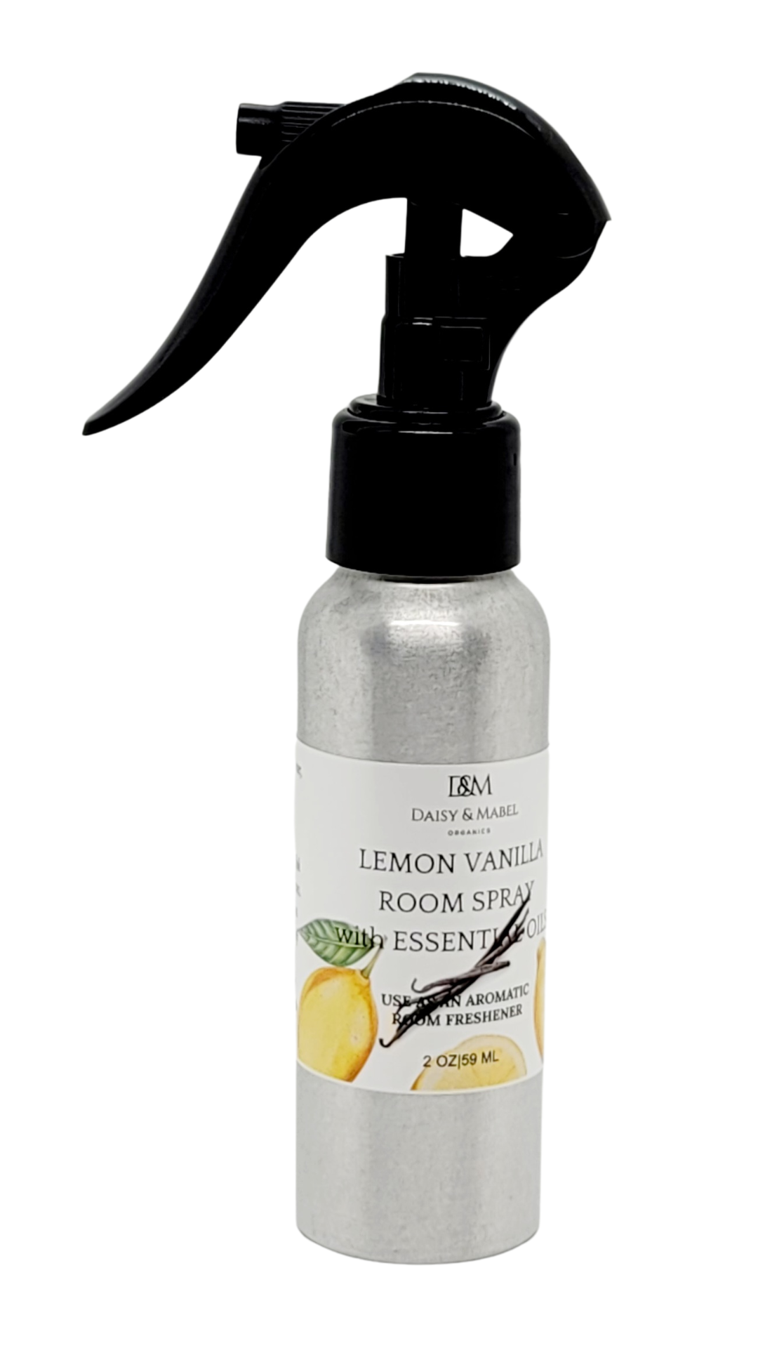 all natural vanilla room spray deodorizer trigger spray mist made with essential oil daisy mabel organics