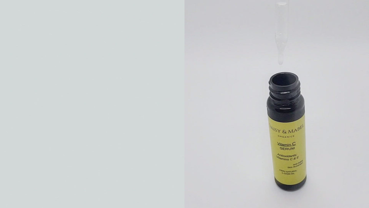 vitamin c serum with dropper skin care video daisy and mabel organics